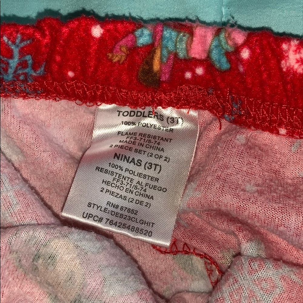 3T Nickelodeon Dora Snowflake pjs - Picture 5 of 5